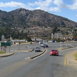 Main road junction