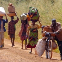 PEOPLE ON ROAD Africa