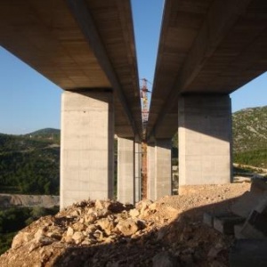Bosnia underside of bridge